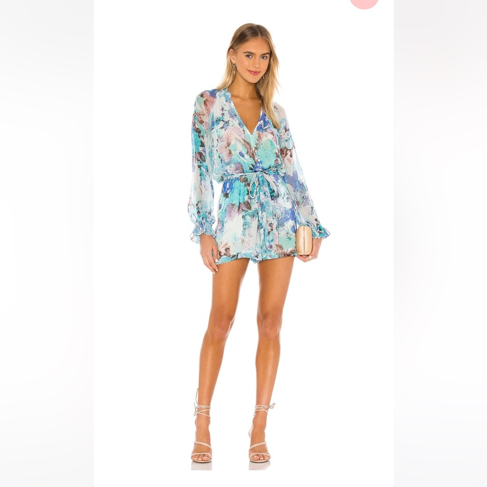 HEMANT & NANDITA x REVOLVE Teien Romper in Blue